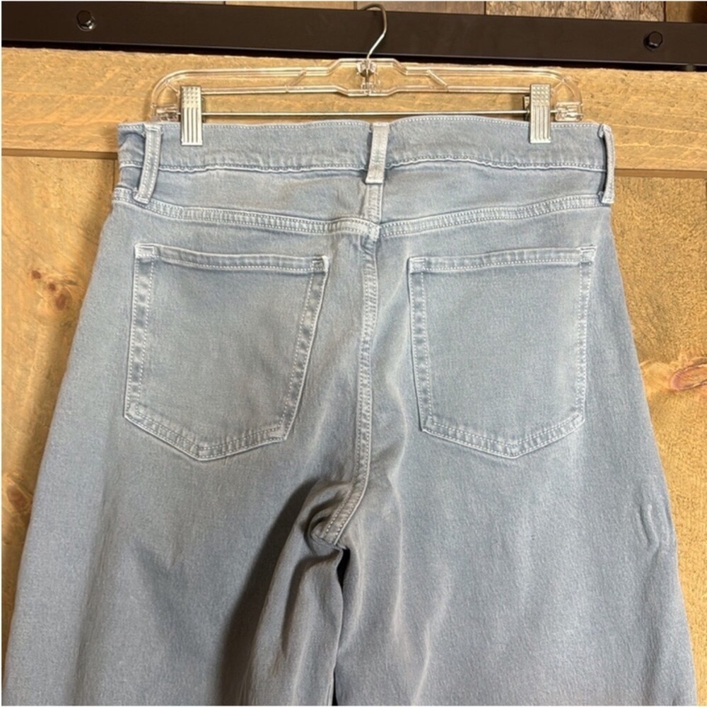 Banana Republic Factory Wide Leg Crop jeans Light wash Size 30 / 10 - Picture 4 of 12